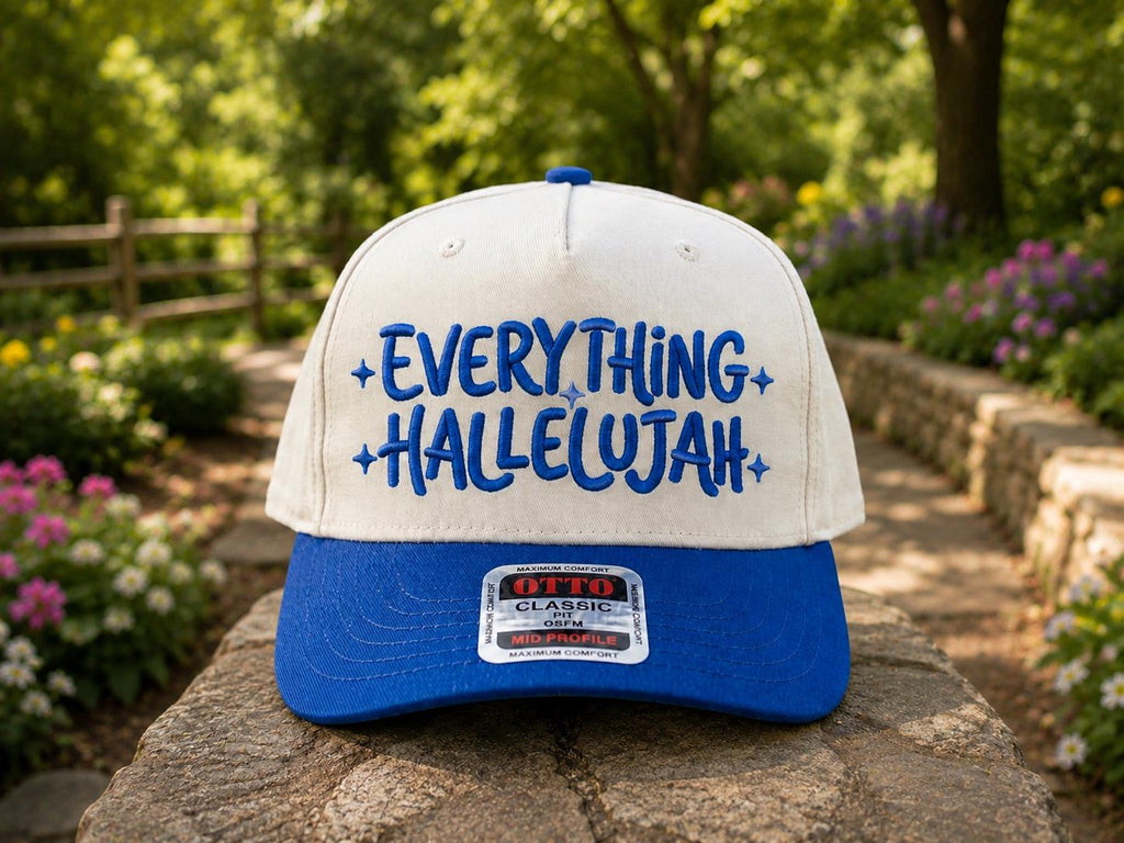 Everything Hallelujah Embroidered Trucker Hat