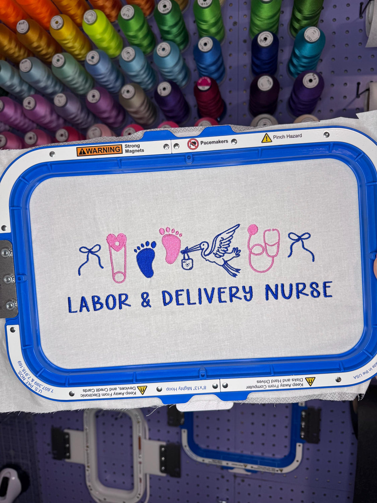 Labor & Delivery Nurse Embroidered Sweater