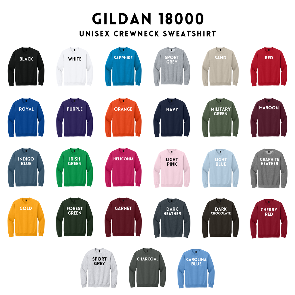 Custom School Mascot Embroidered Sweatshirt